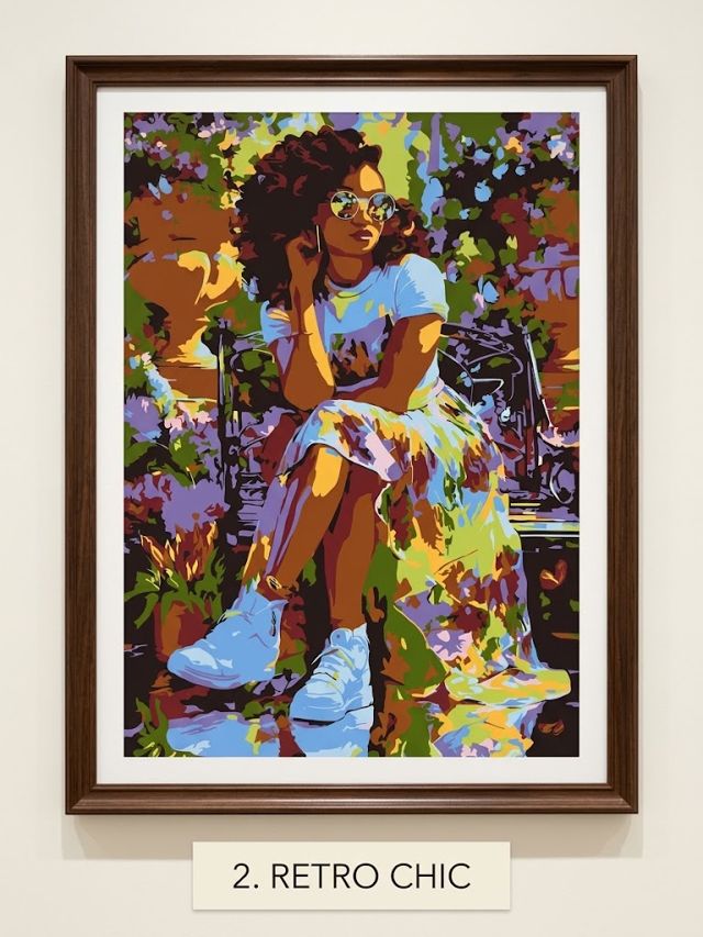 Retro Chic canvas